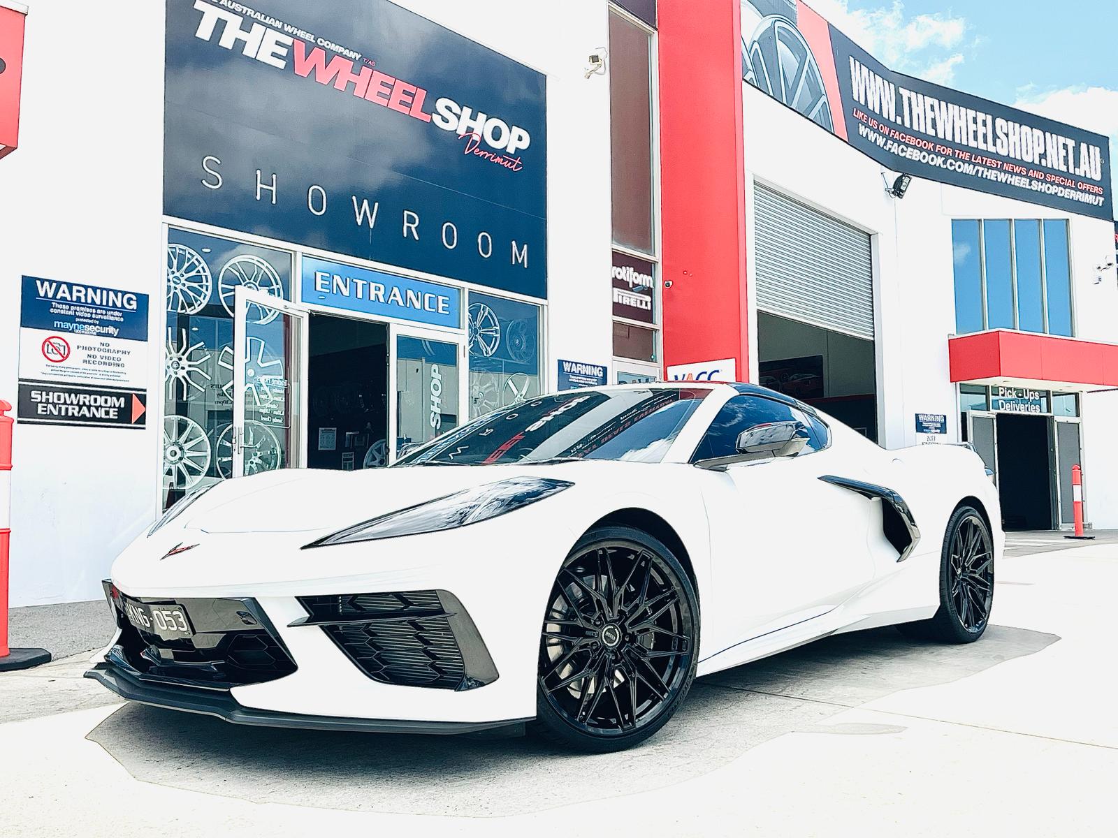 CHEVORLET CORVETTE WITH MECCA WHEELS  |  | CHEVORLET
